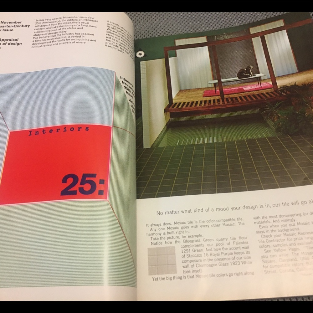 👀BOGO Free! August ´65 Interiors Magazine Vintage - Picture 8 of 14